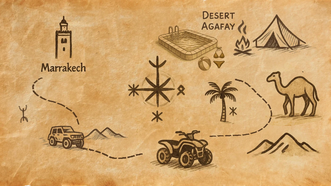 Quad & Camel Ride + Pool & Lunch